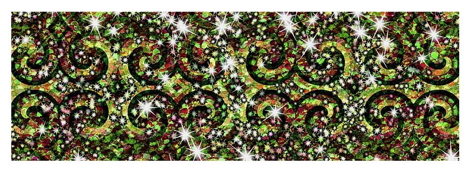 Green Sparkle Swirl - Yoga Mat