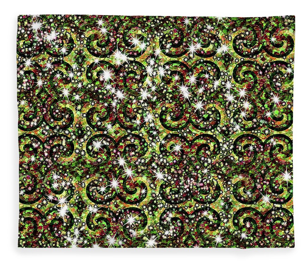 Green Sparkle Swirl - Blanket