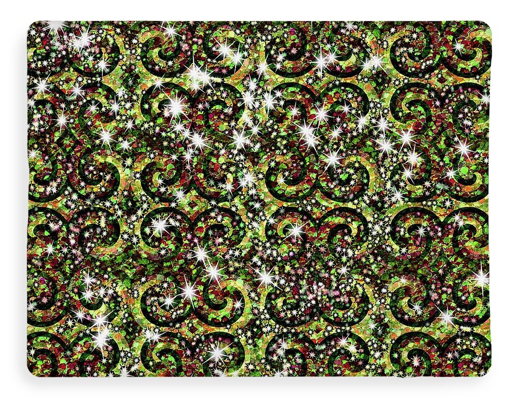 Green Sparkle Swirl - Blanket