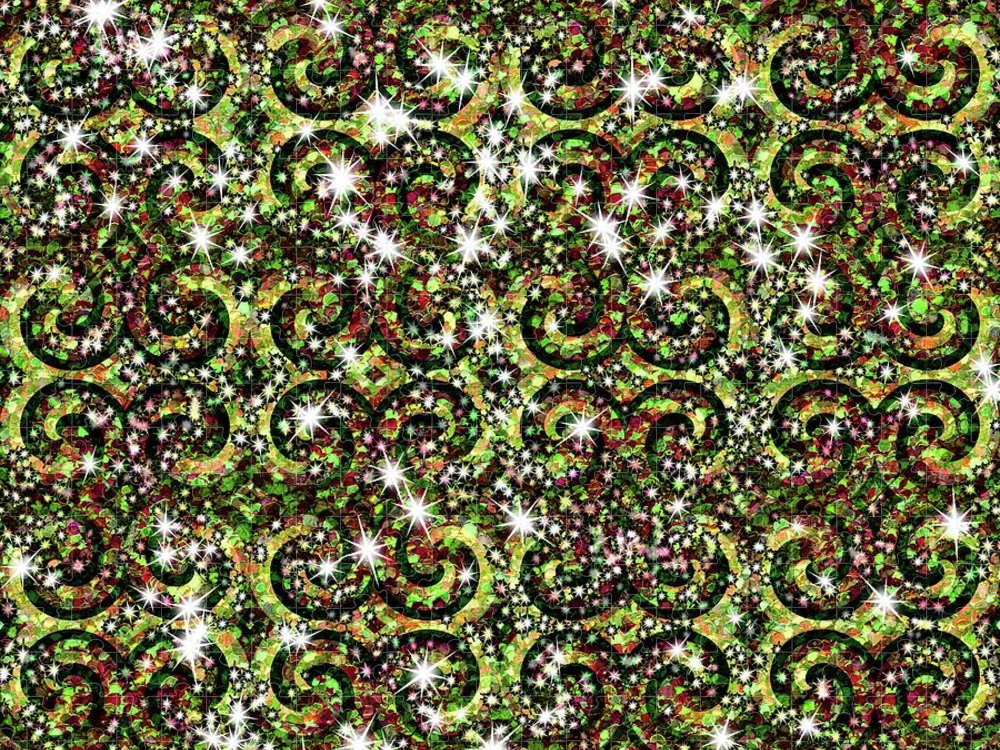 Green Sparkle Swirl - Puzzle