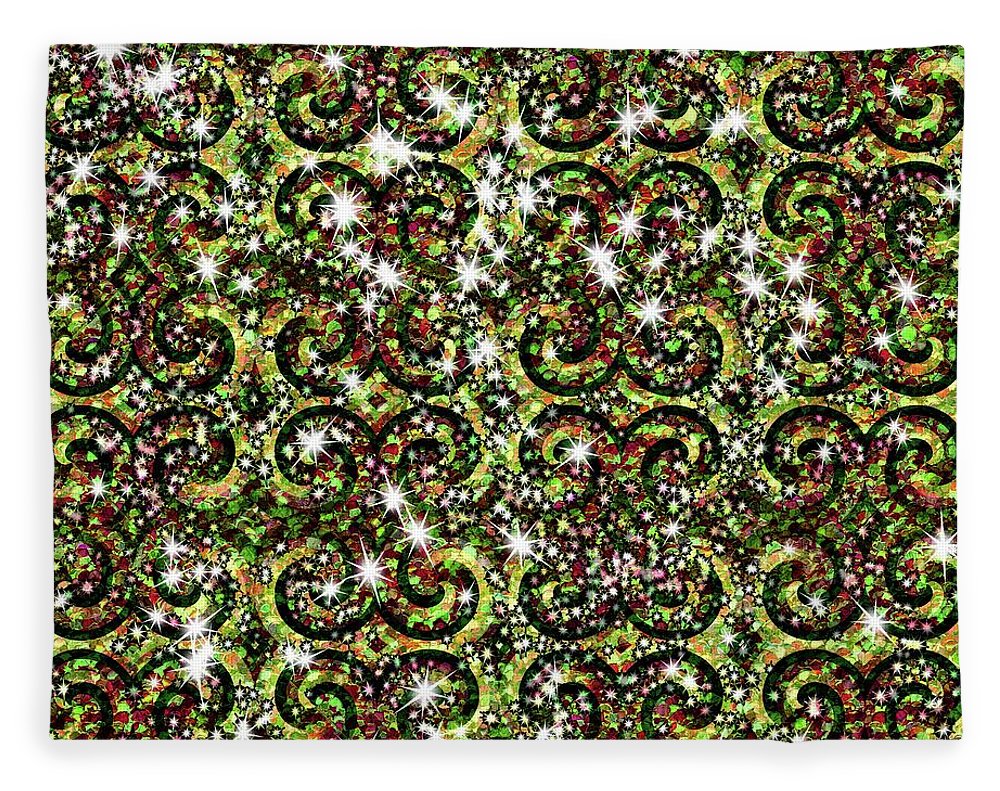 Green Sparkle Swirl - Blanket