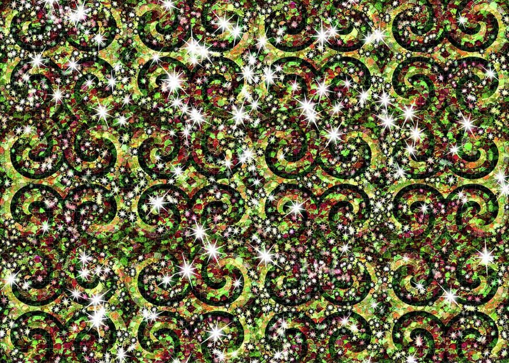 Green Sparkle Swirl - Puzzle