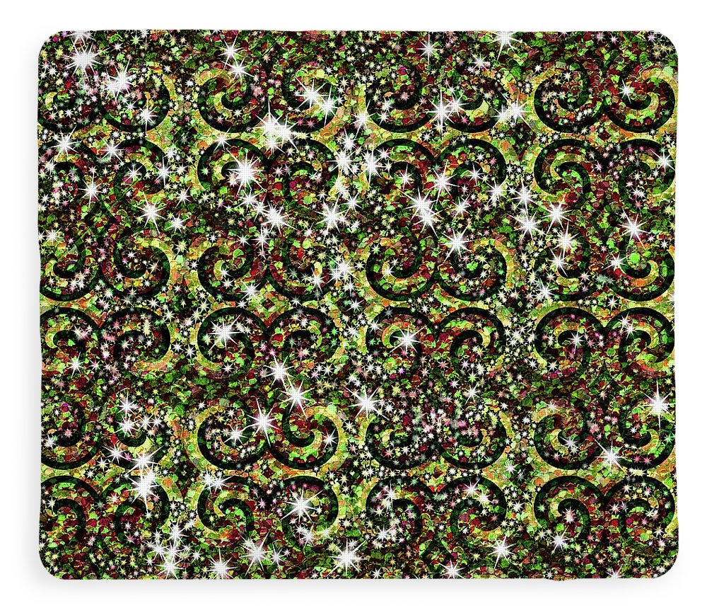 Green Sparkle Swirl - Blanket