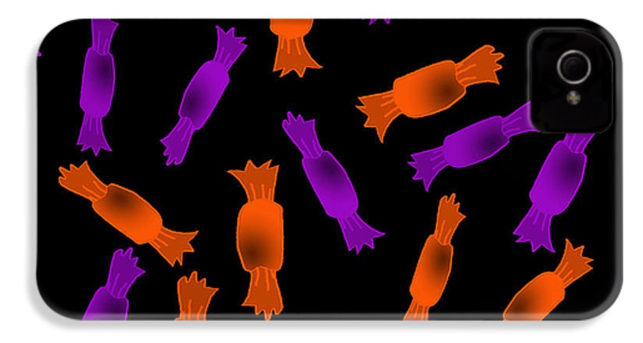 Halloween Candy On Black - Phone Case