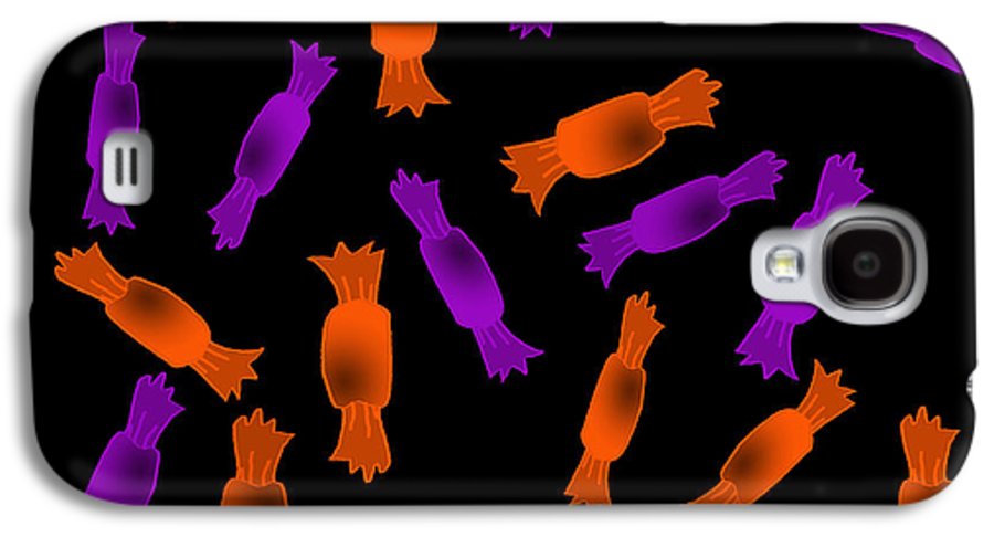 Halloween Candy On Black - Phone Case