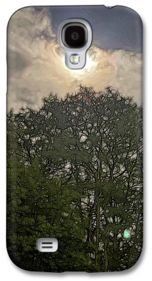 Harvest Moon Over Trees - Phone Case