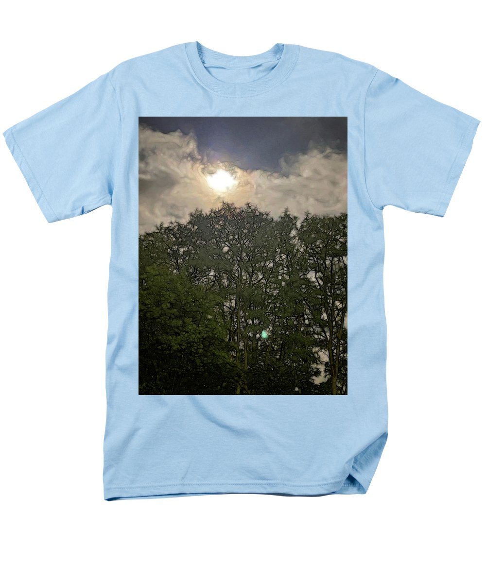 Harvest Moon Over Trees - Men's T-Shirt (Regular Fit)