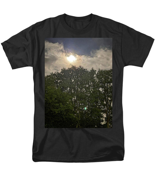 Harvest Moon Over Trees - Men's T-Shirt (Regular Fit)