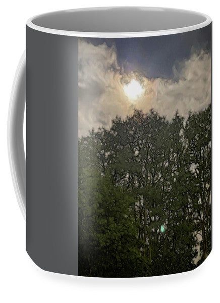 Harvest Moon Over Trees - Mug