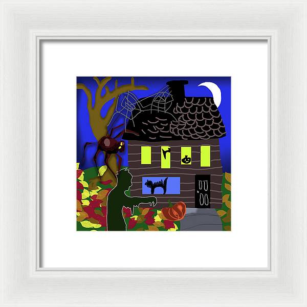 Haunted House - Framed Print