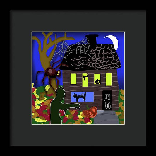 Haunted House - Framed Print