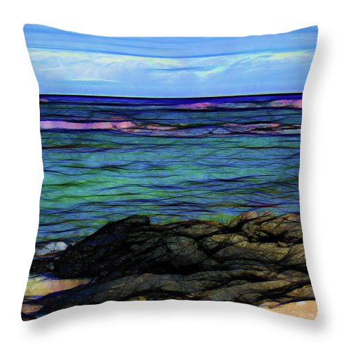 Hawaiian Ocean - Throw Pillow