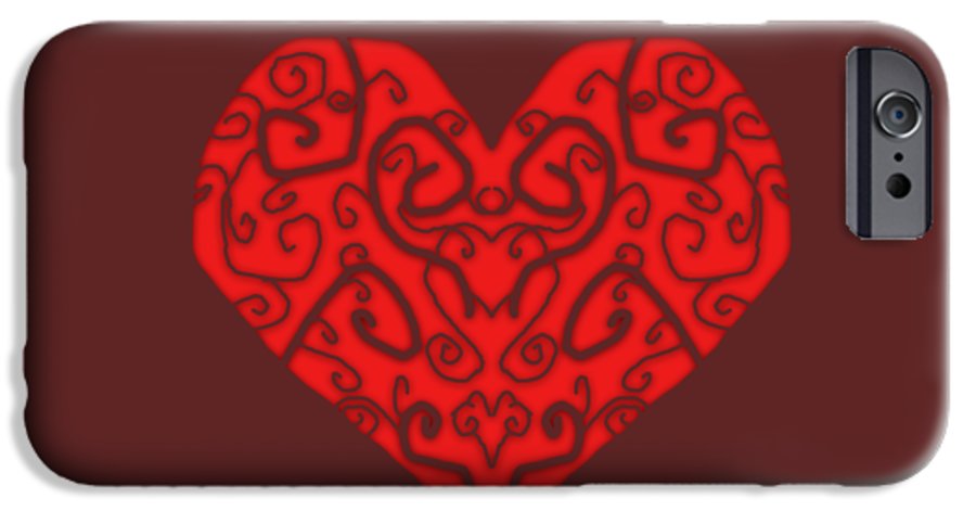 Heart Swirls - Phone Case