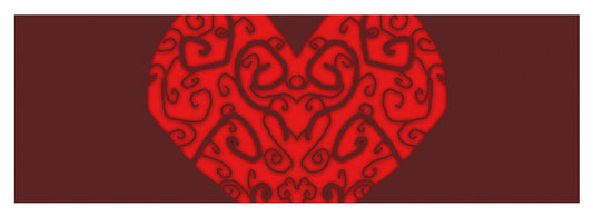 Heart Swirls - Yoga Mat