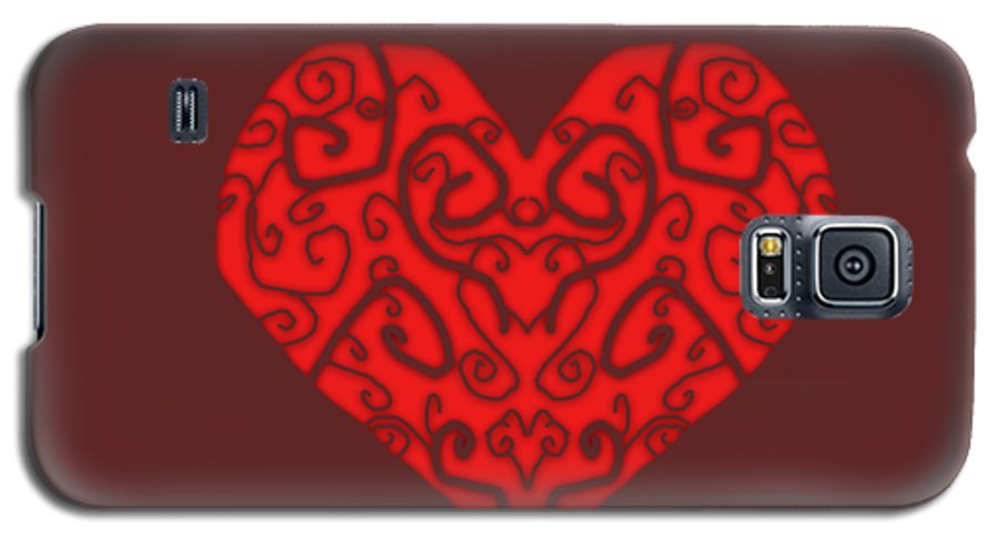Heart Swirls - Phone Case
