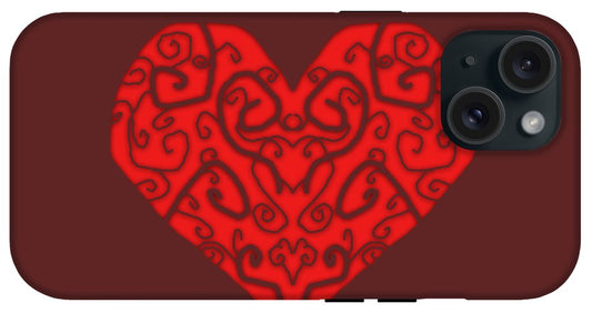 Heart Swirls - Phone Case