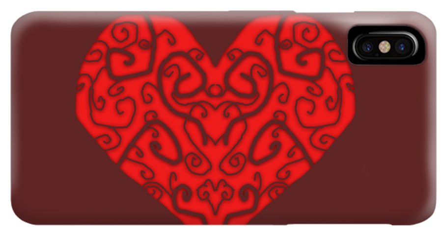 Heart Swirls - Phone Case