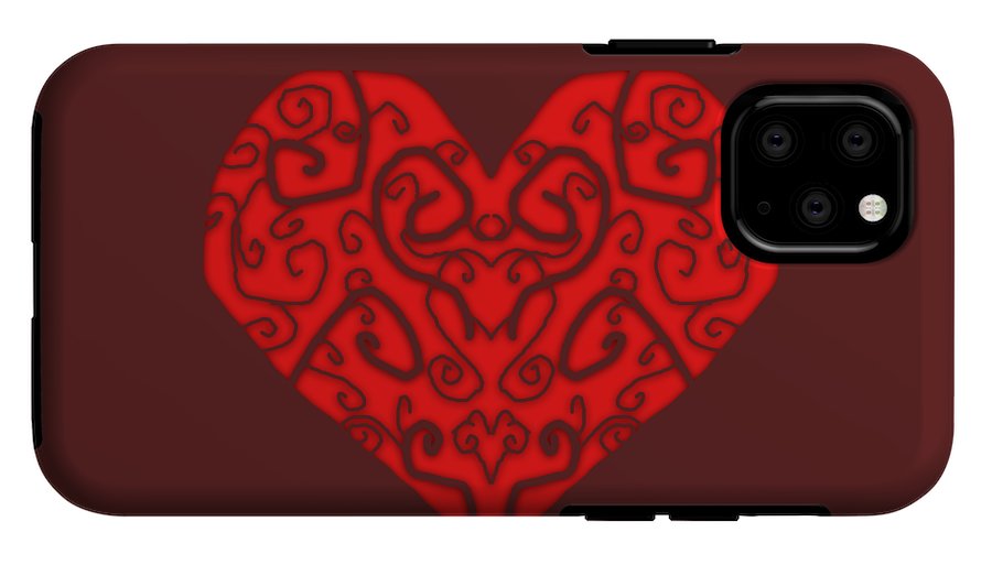 Heart Swirls - Phone Case
