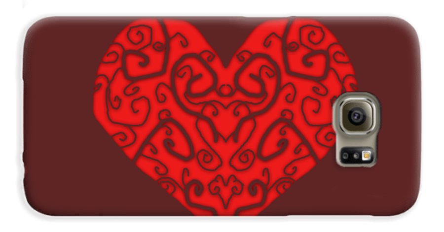 Heart Swirls - Phone Case