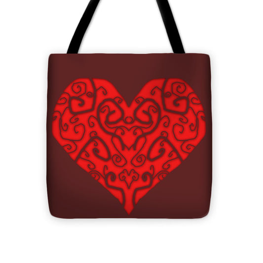 Heart Swirls - Tote Bag