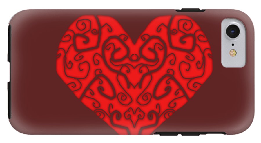 Heart Swirls - Phone Case