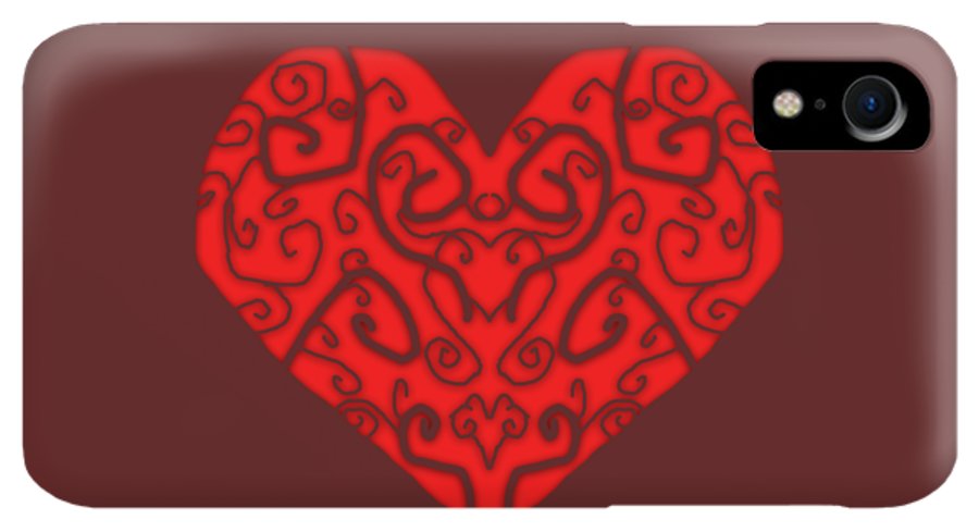 Heart Swirls - Phone Case