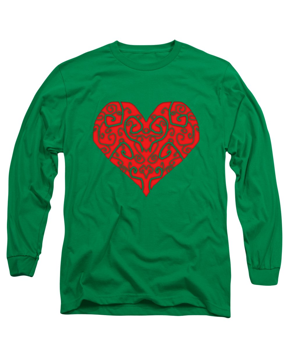 Heart Swirls - Long Sleeve T-Shirt