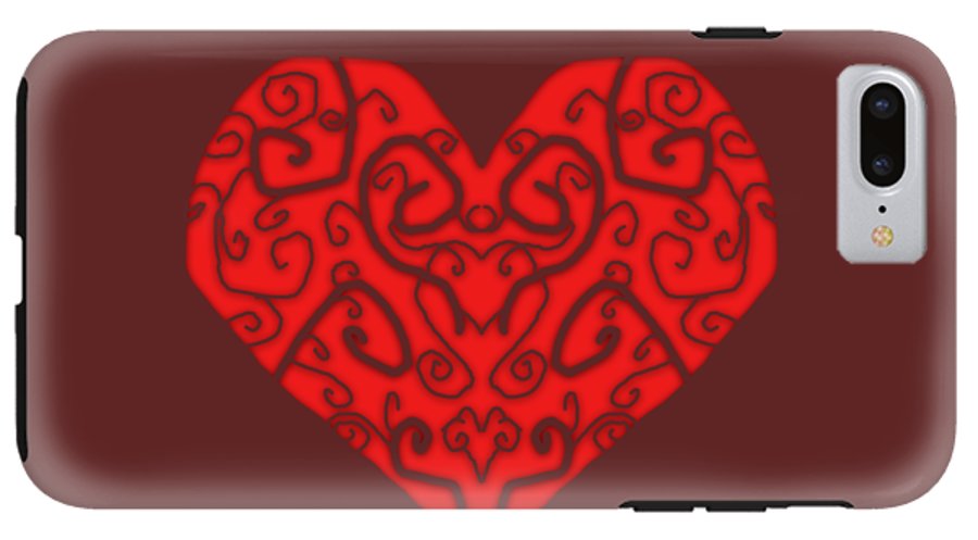 Heart Swirls - Phone Case
