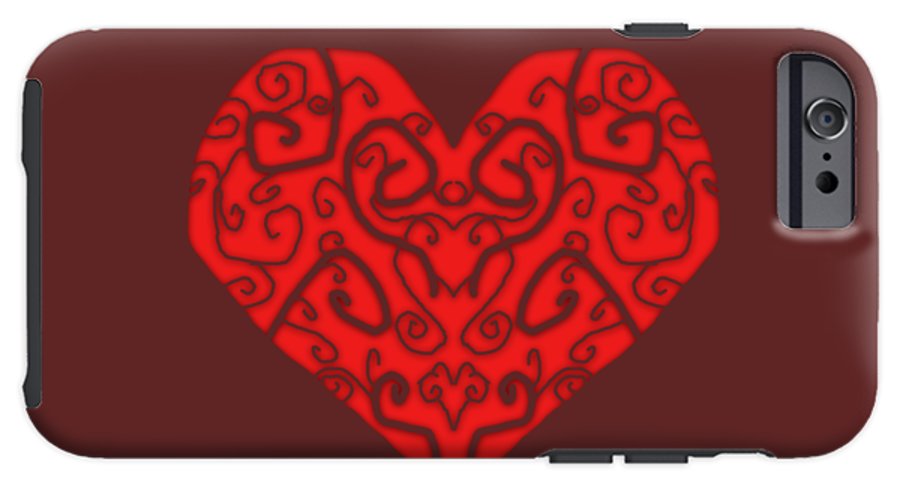 Heart Swirls - Phone Case