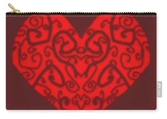 Heart Swirls - Carry-All Pouch