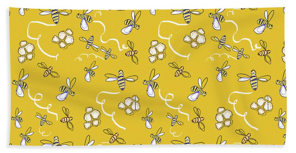 Honey Bees - Bath Towel