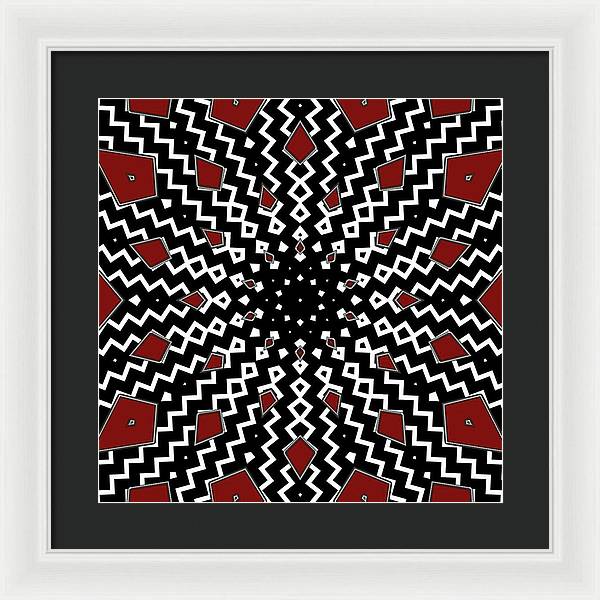 Hyperspace Kaleidoscope - Framed Print