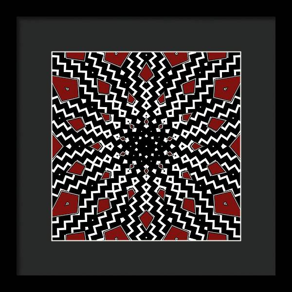 Hyperspace Kaleidoscope - Framed Print