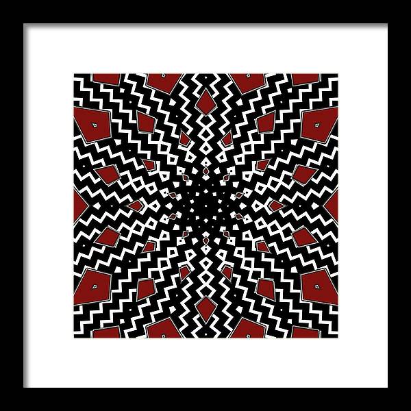 Hyperspace Kaleidoscope - Framed Print
