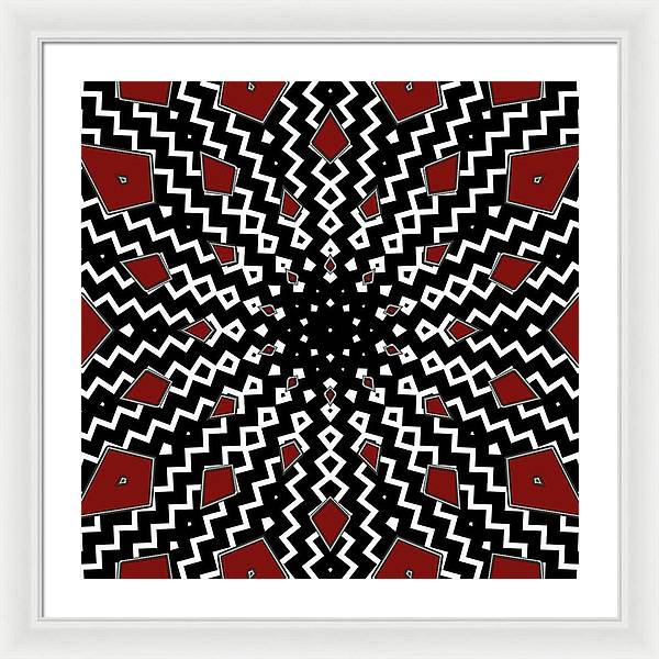 Hyperspace Kaleidoscope - Framed Print