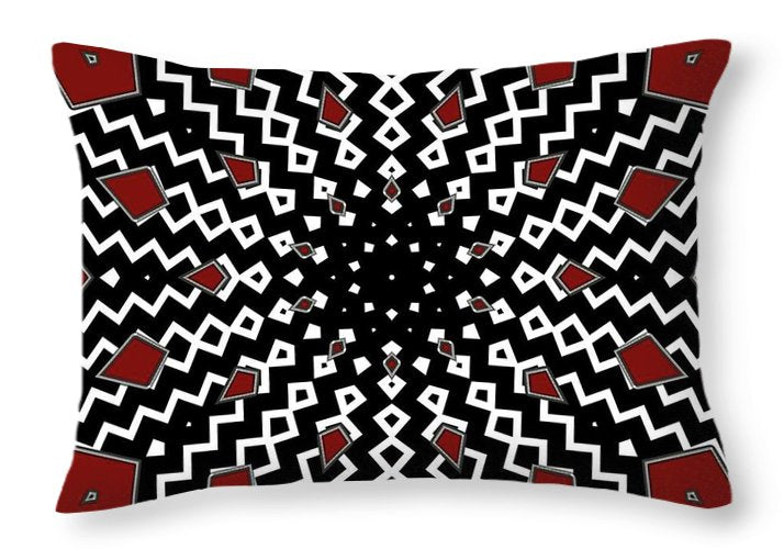Hyperspace Kaleidoscope - Throw Pillow