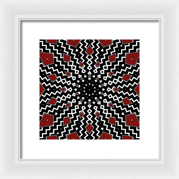 Hyperspace Kaleidoscope - Framed Print