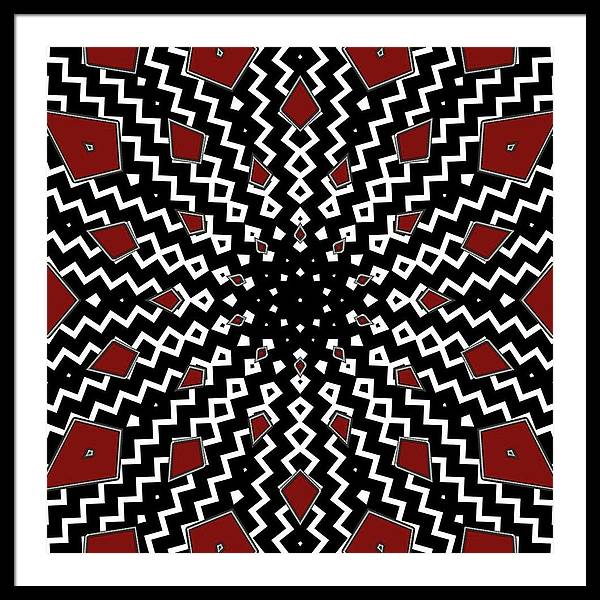 Hyperspace Kaleidoscope - Framed Print