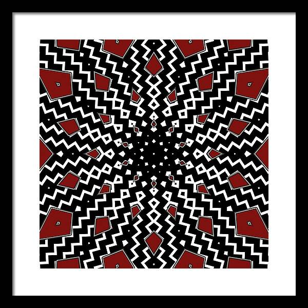 Hyperspace Kaleidoscope - Framed Print