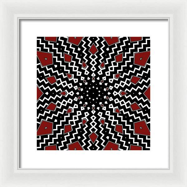 Hyperspace Kaleidoscope - Framed Print