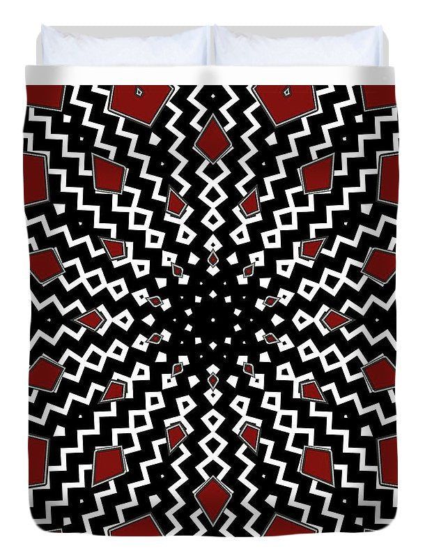 Hyperspace Kaleidoscope - Duvet Cover