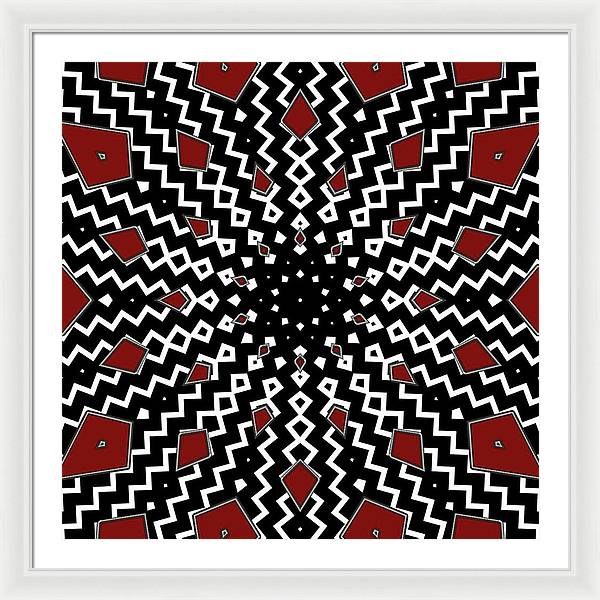 Hyperspace Kaleidoscope - Framed Print