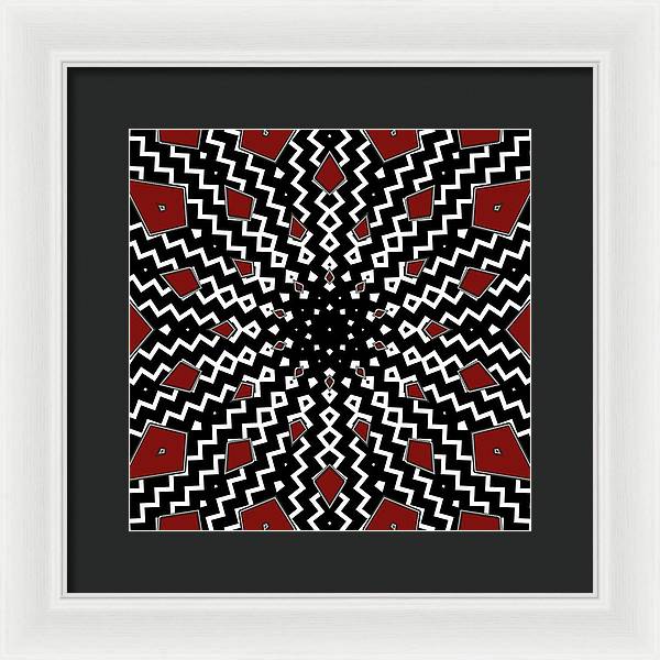 Hyperspace Kaleidoscope - Framed Print