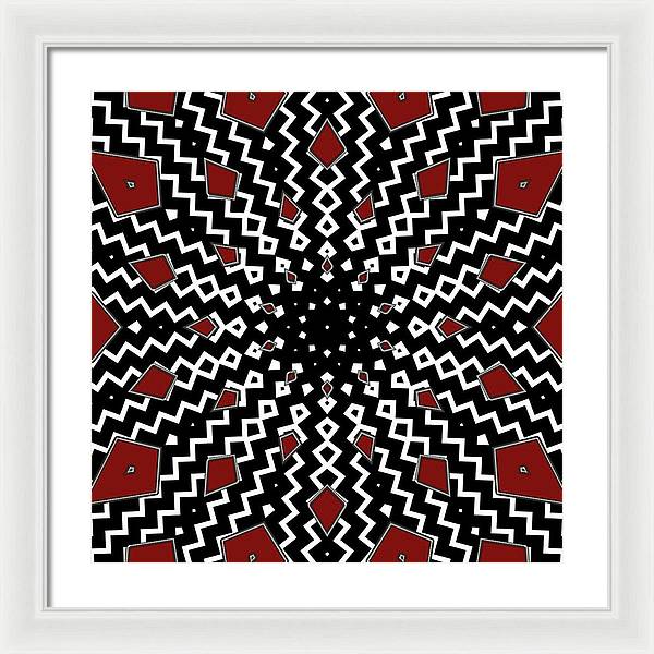 Hyperspace Kaleidoscope - Framed Print