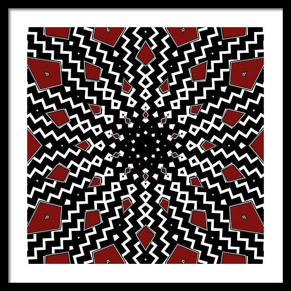 Hyperspace Kaleidoscope - Framed Print