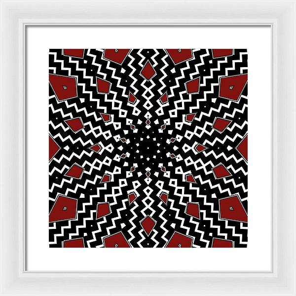 Hyperspace Kaleidoscope - Framed Print