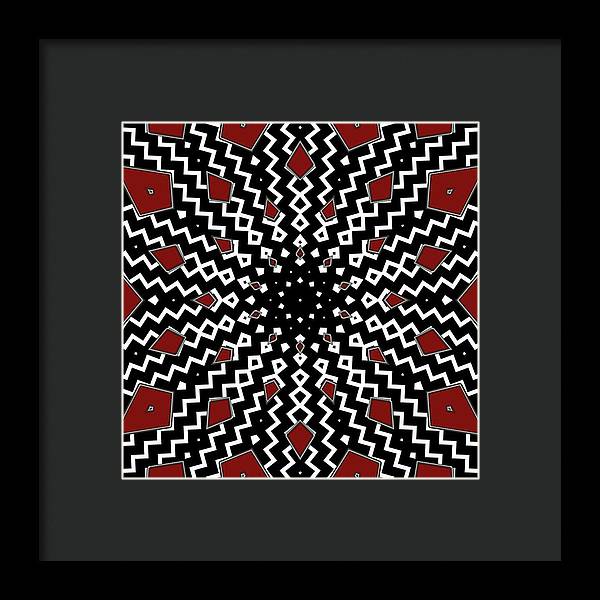 Hyperspace Kaleidoscope - Framed Print