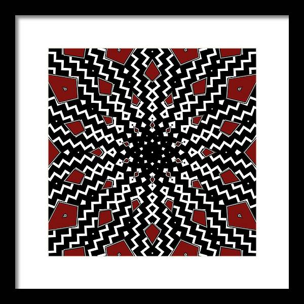 Hyperspace Kaleidoscope - Framed Print