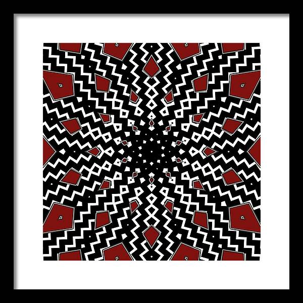 Hyperspace Kaleidoscope - Framed Print