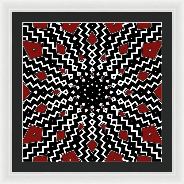 Hyperspace Kaleidoscope - Framed Print
